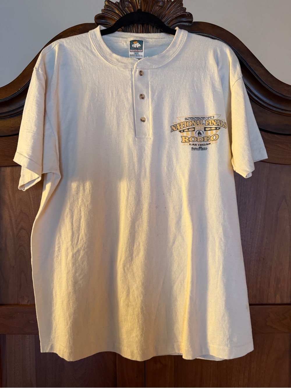 National Finals Rodeo 'Where Legends Are Born' Vintage Graphic Tee - White - Picture 4 of 4